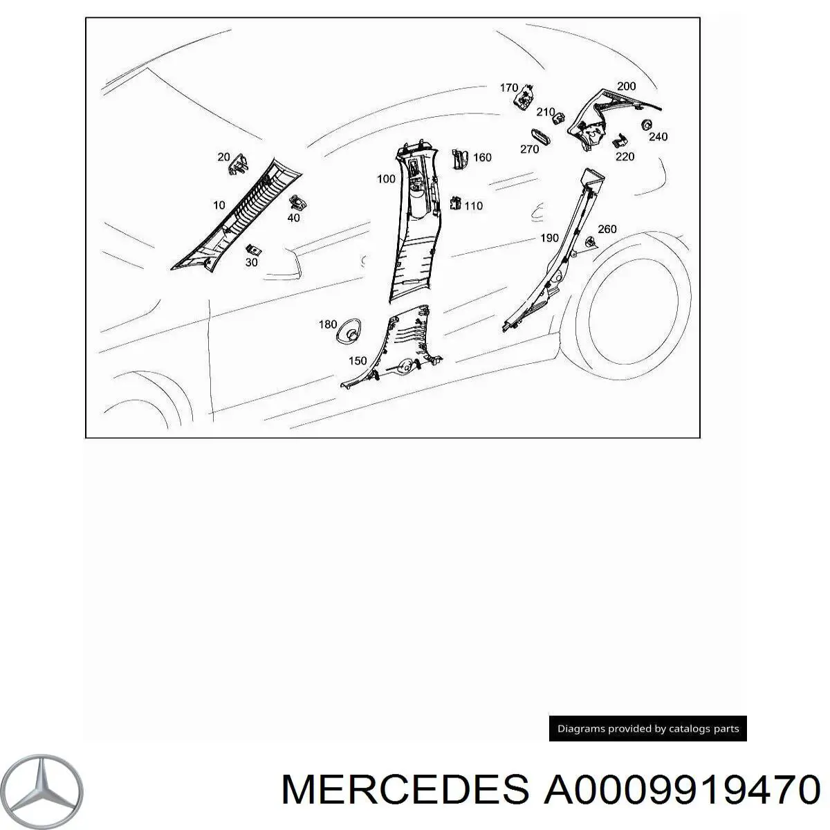 A0009919470 Mercedes 