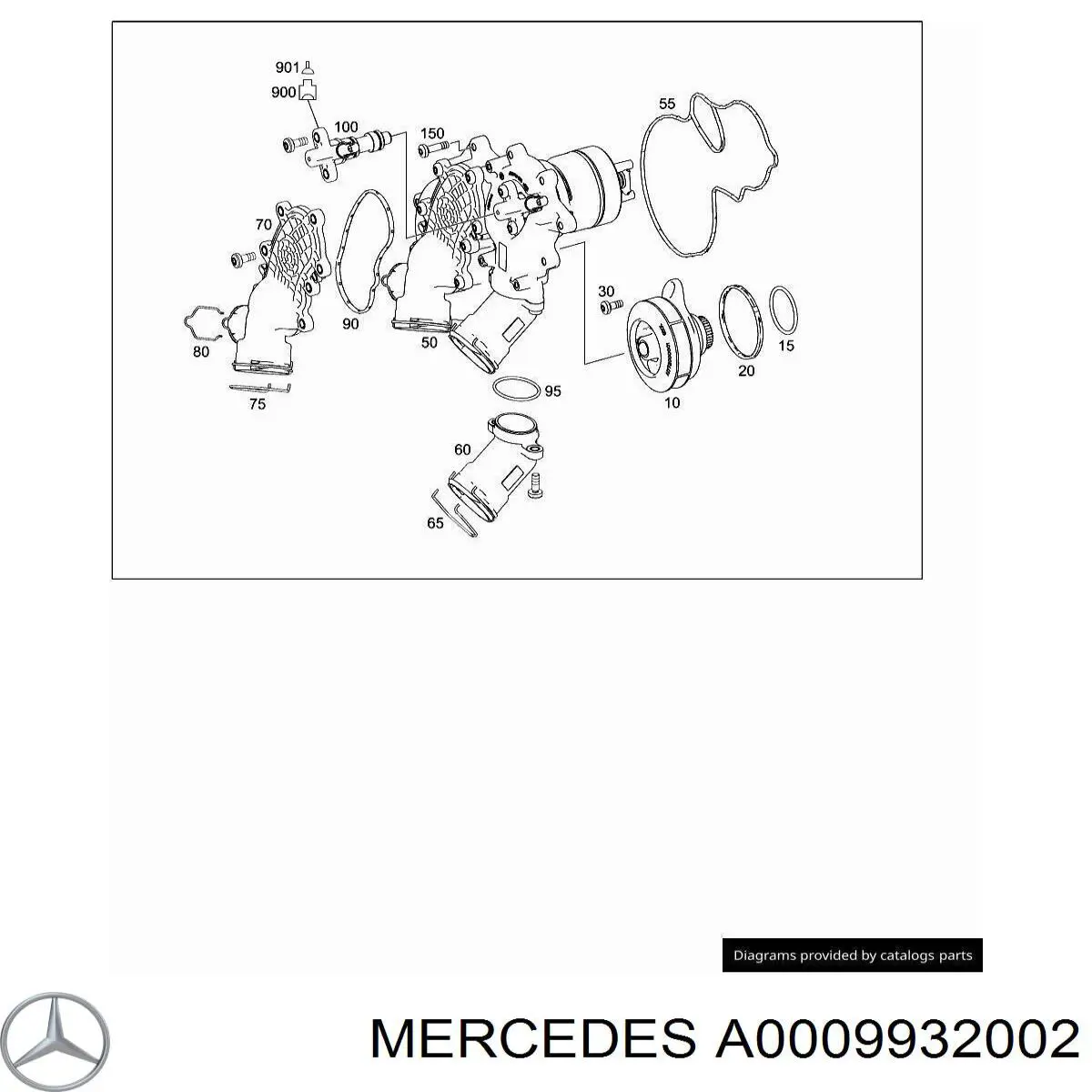 A0009932002 Mercedes 