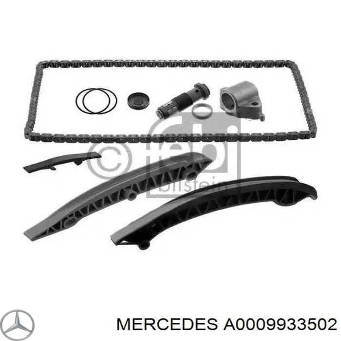 A0009933502 Mercedes Cadeia do mecanismo de distribuição de gás