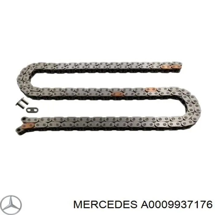 A0009937176 Mercedes Cadeia do mecanismo de distribuição de gás