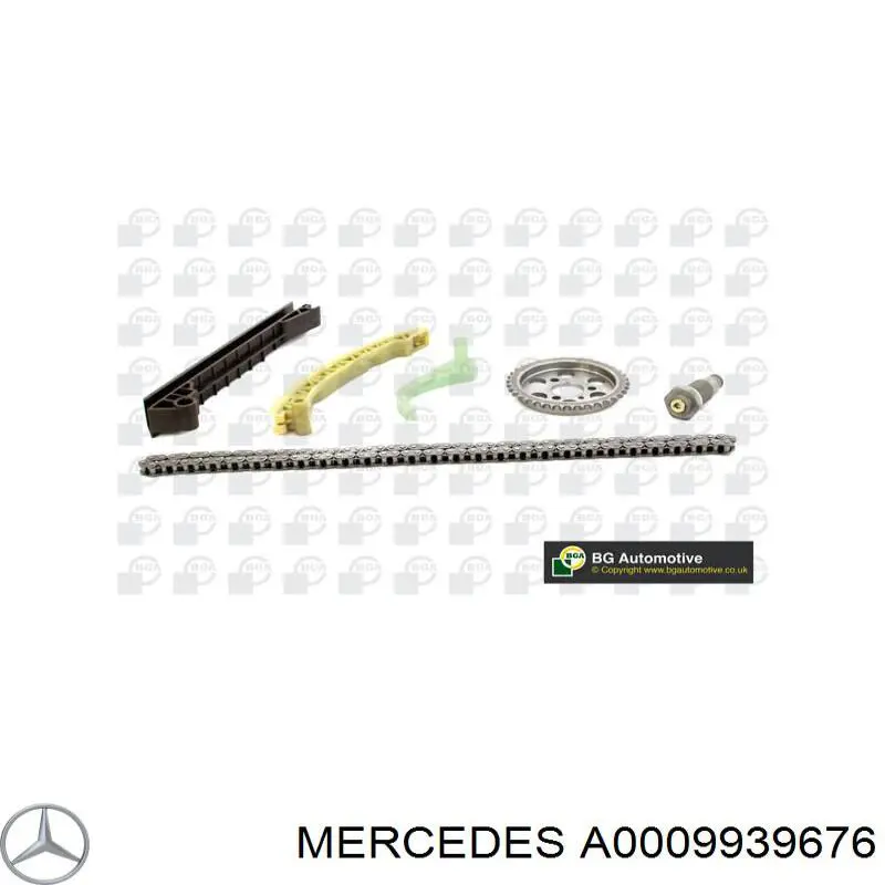 Cadeia do mecanismo de distribuição de gás, kit Mercedes A0009939676
