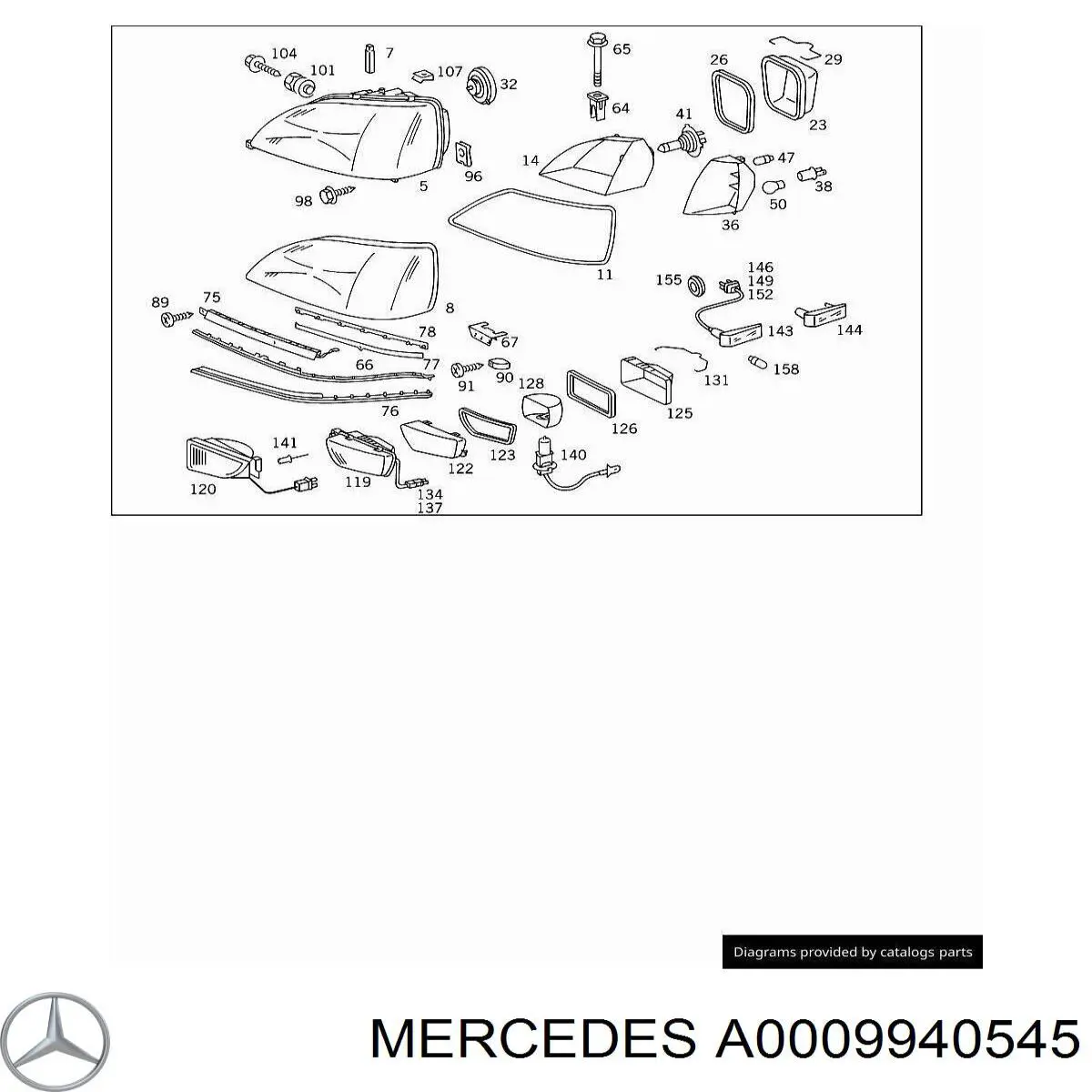Compre A0009940545 Mercedes 
