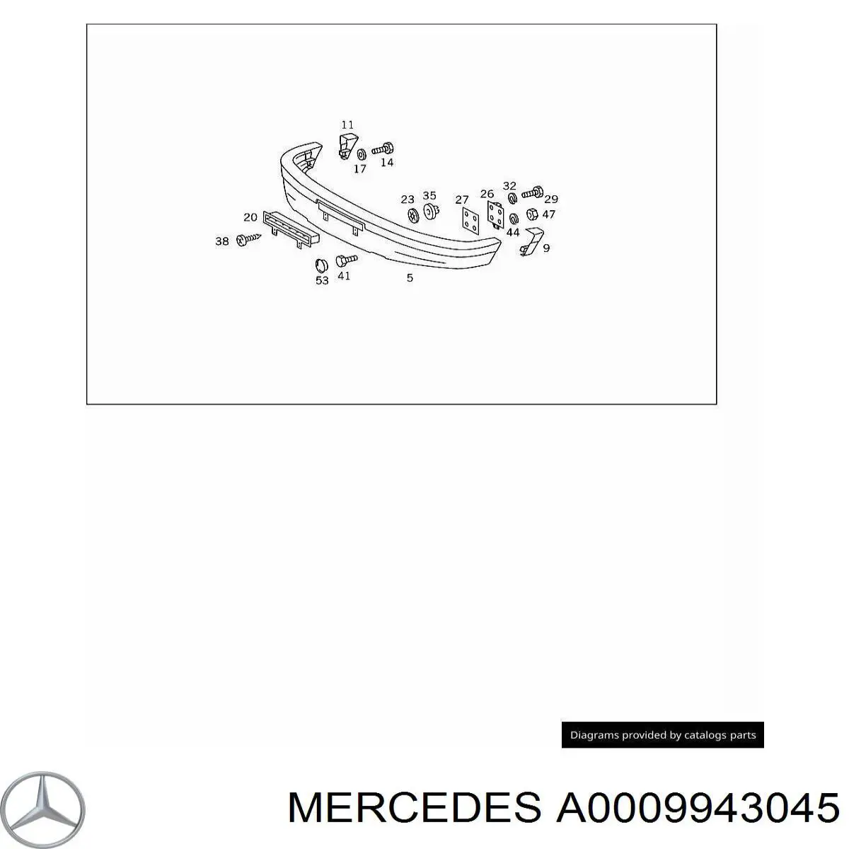 A0009943045 Mercedes 