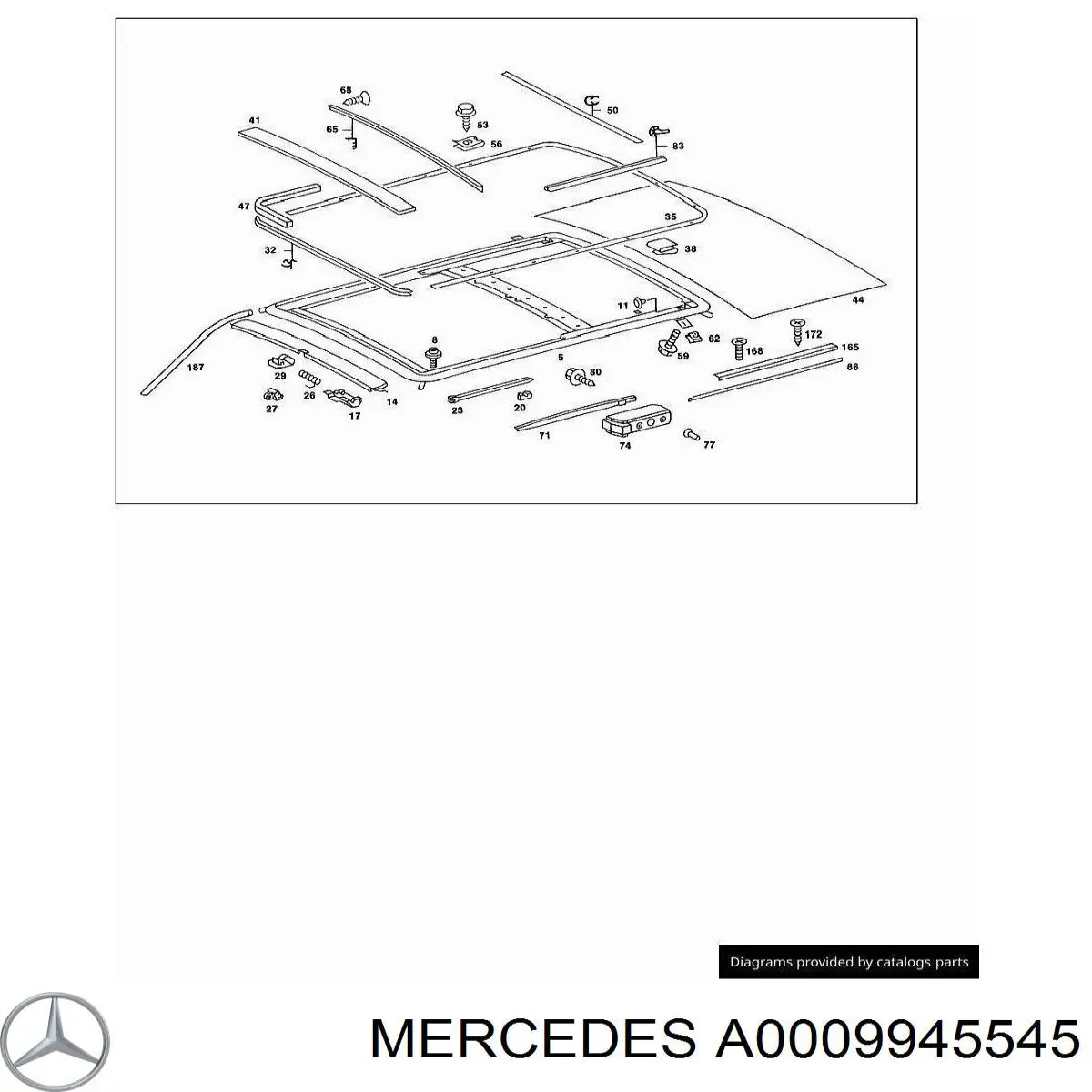  Mercedes A0009945545 preço, a partir de  