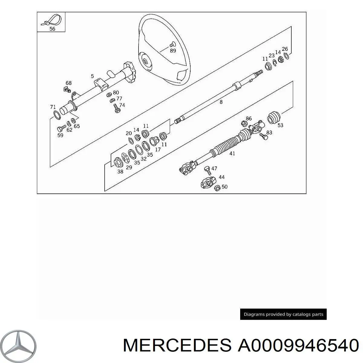  Mercedes A0009946540 preço, a partir de 3,51 USD