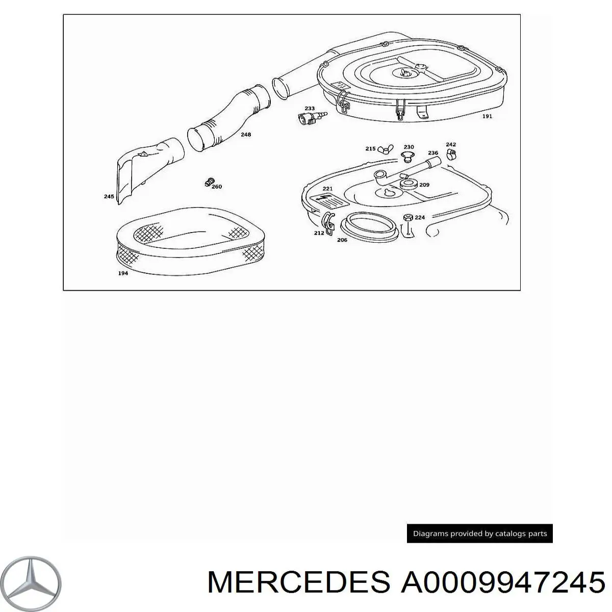 Compre A0009947245 Mercedes 