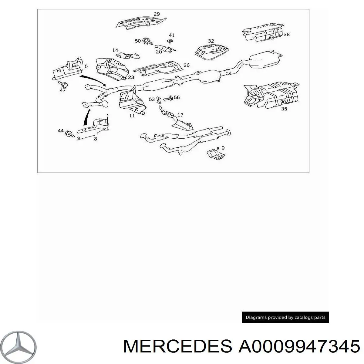  Mercedes A0009947345 preço, a partir de 1,40 USD