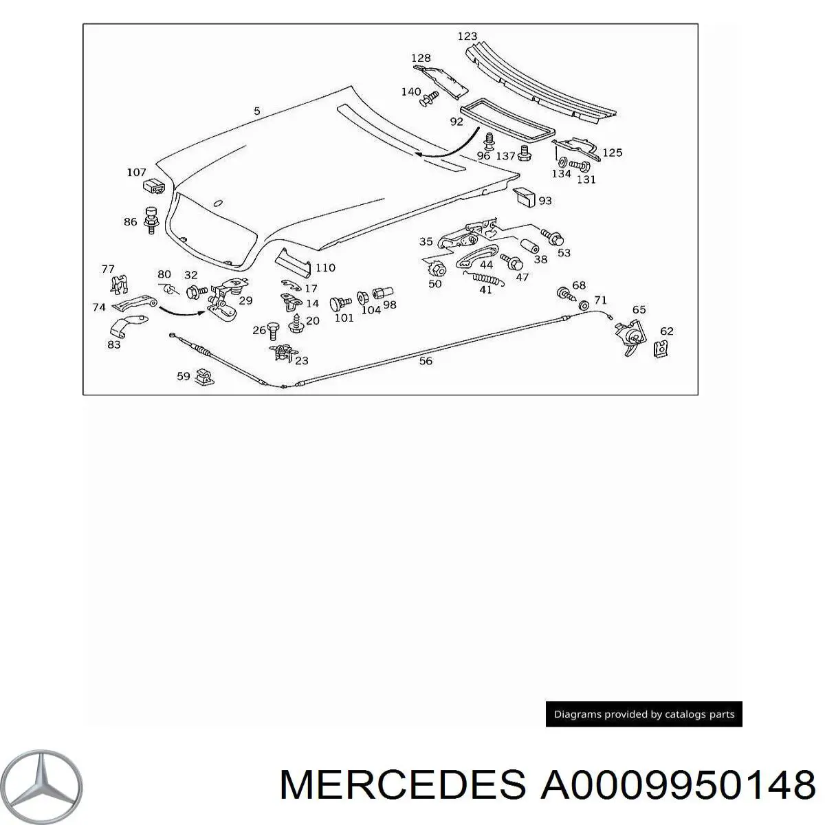 A0009950148 Mercedes 