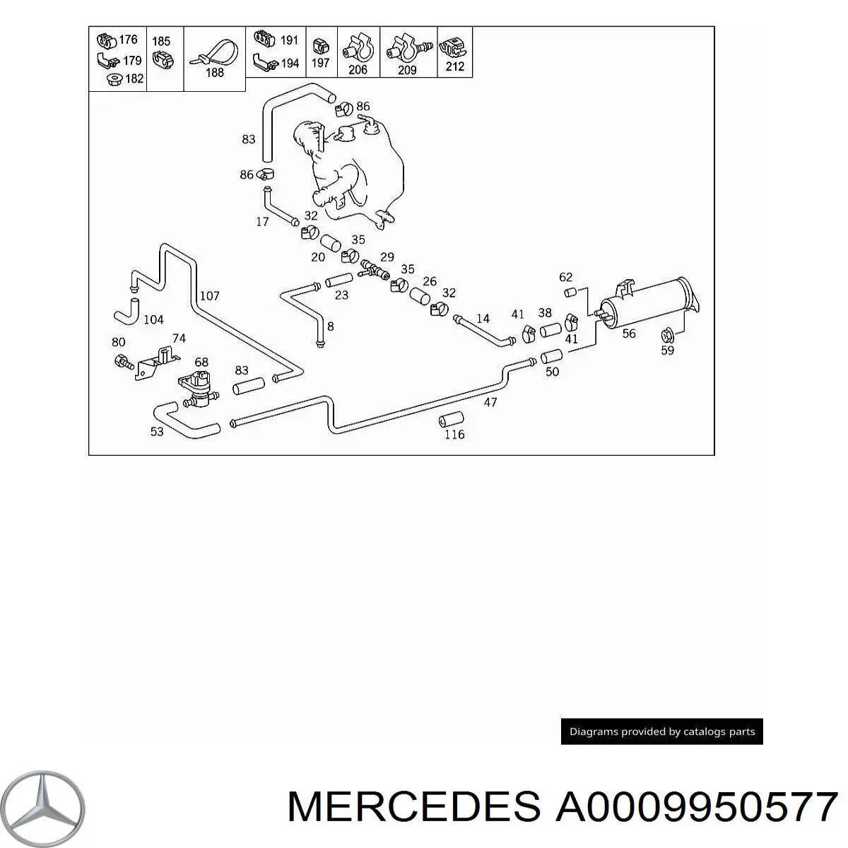 A0009950577 Mercedes 