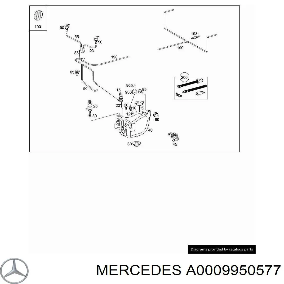 Mercedes A0009950577 preço, a partir de 5,36 USD