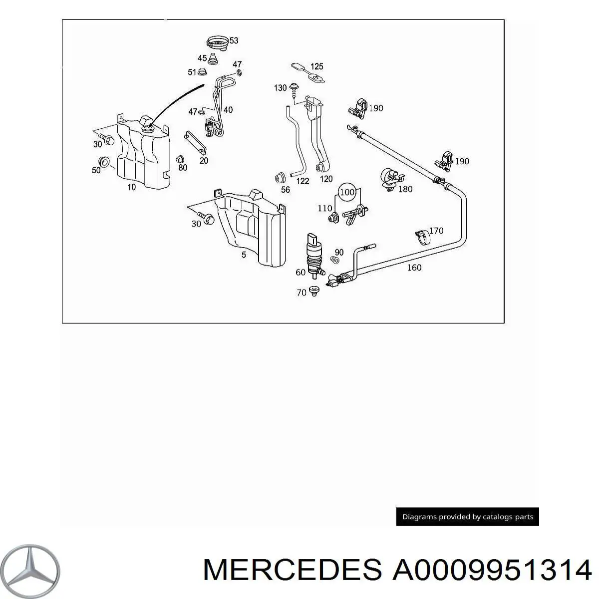 A0009951314 Mercedes 