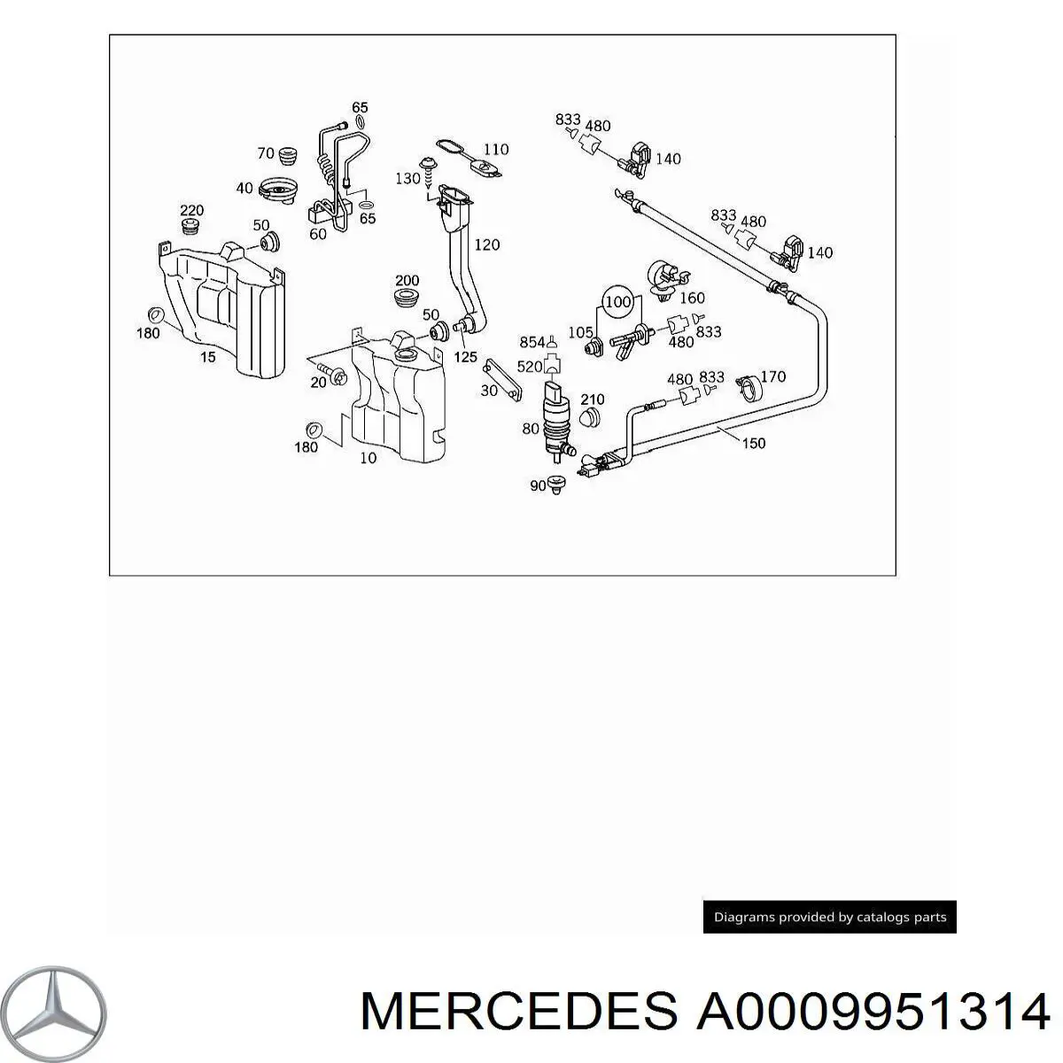  Mercedes A0009951314 preço, a partir de 9,29 USD