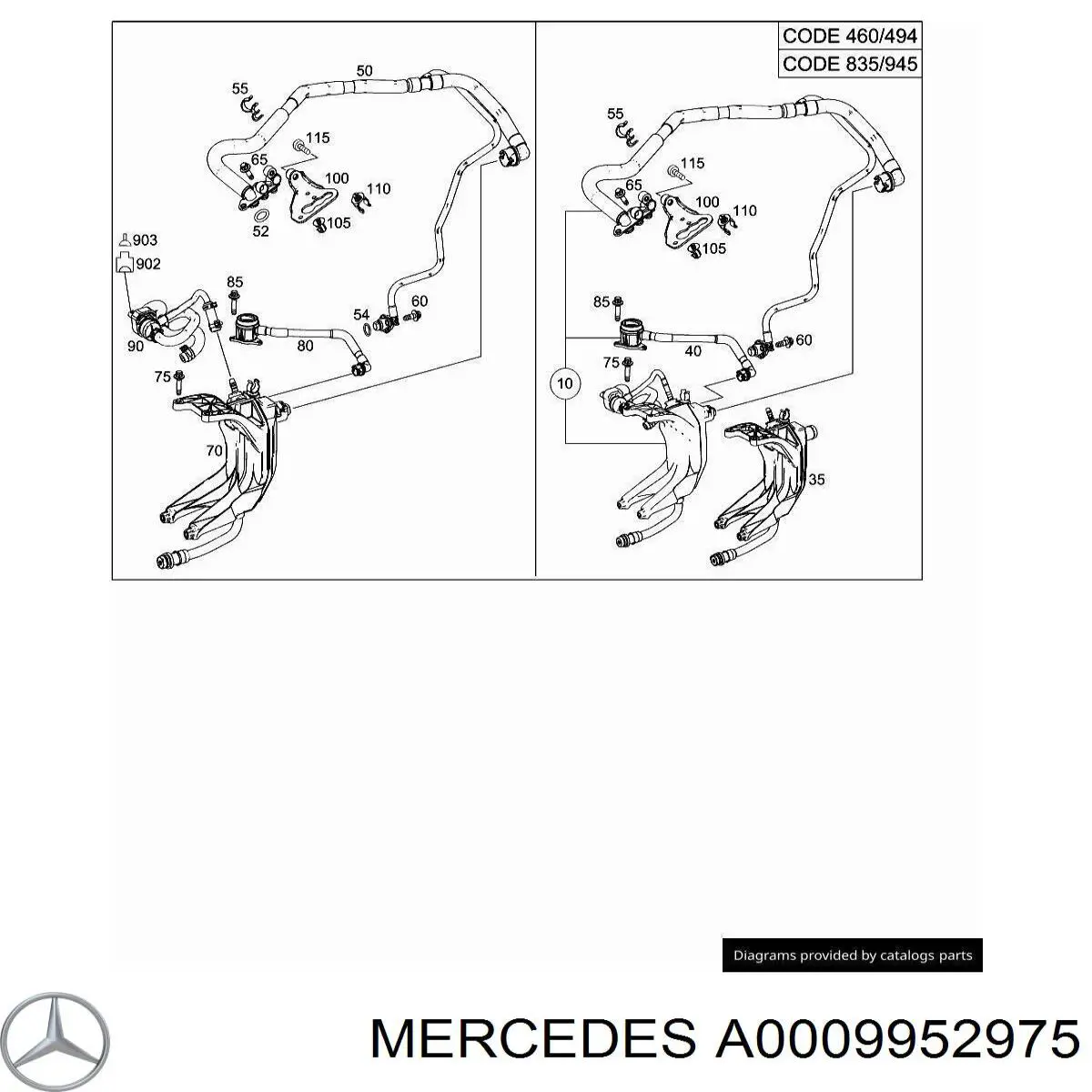 A0019970644 Mercedes 