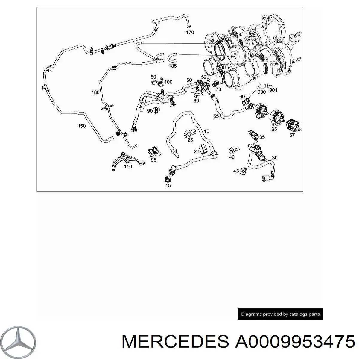  Mercedes A0009953475 preço, a partir de 3,50 USD