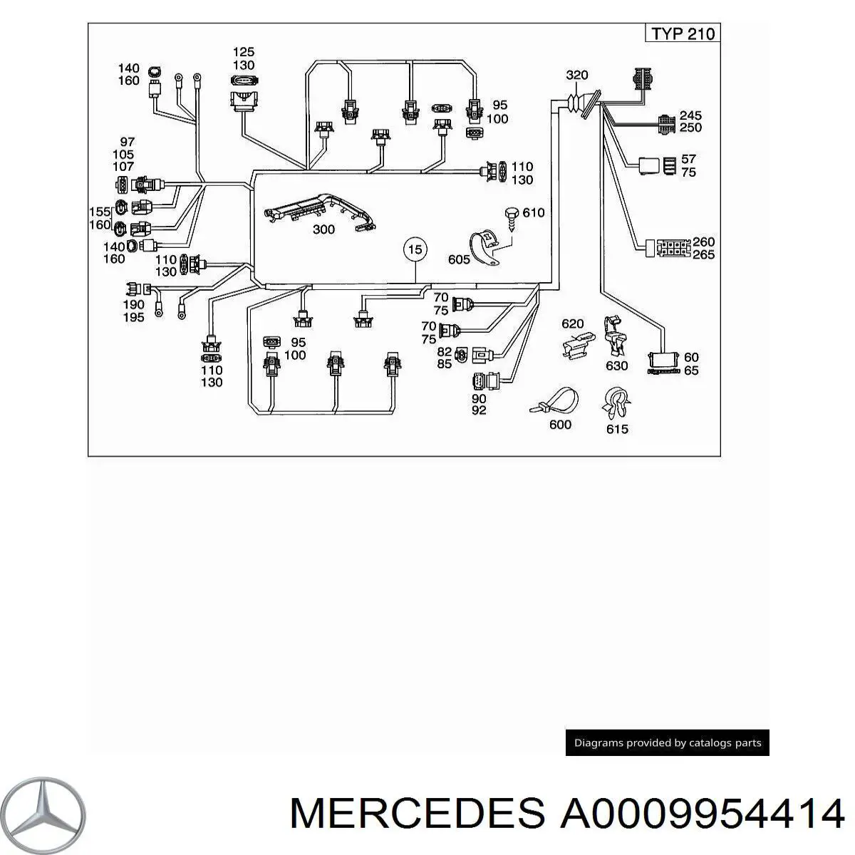  Mercedes A0009954414 preço, a partir de 3,67 USD