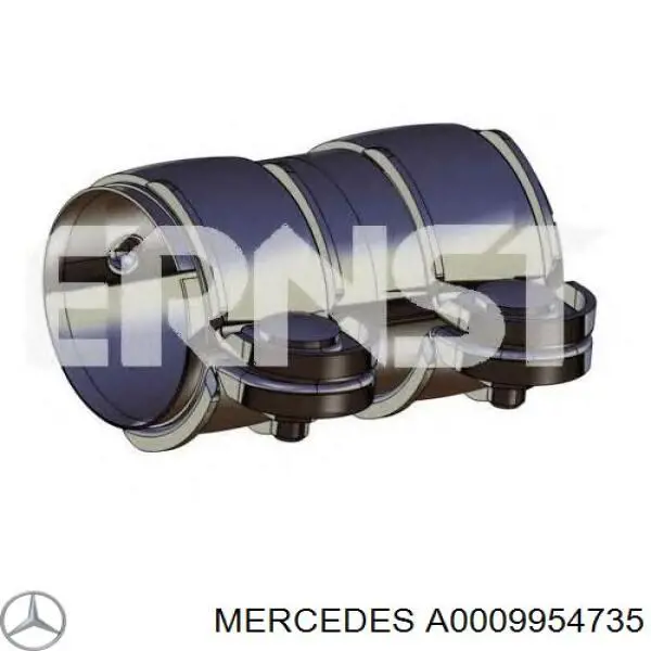 Braçadeira de silenciador dianteira Mercedes A0009954735 preço, a partir de 13,93 USD