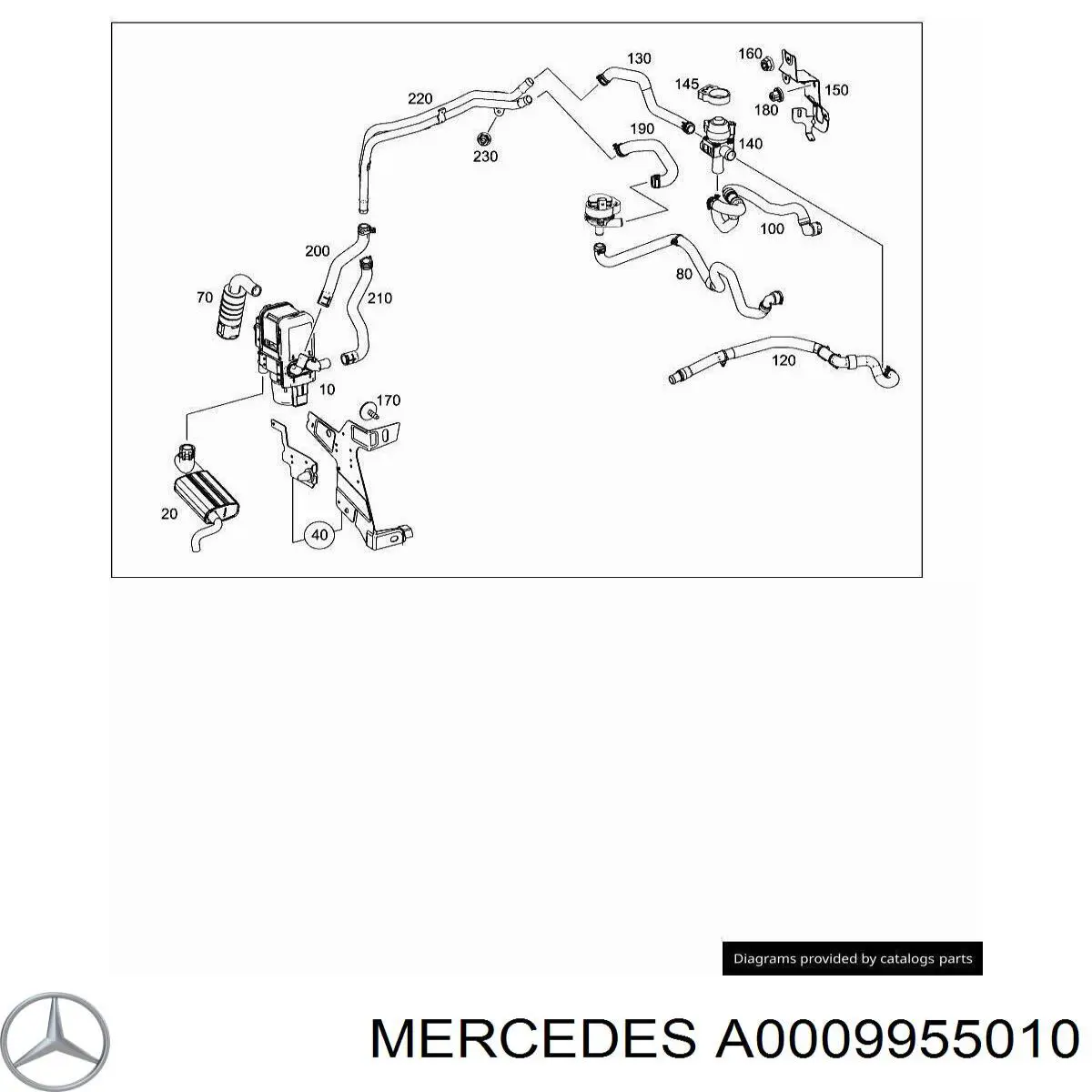A0009955010 Mercedes 