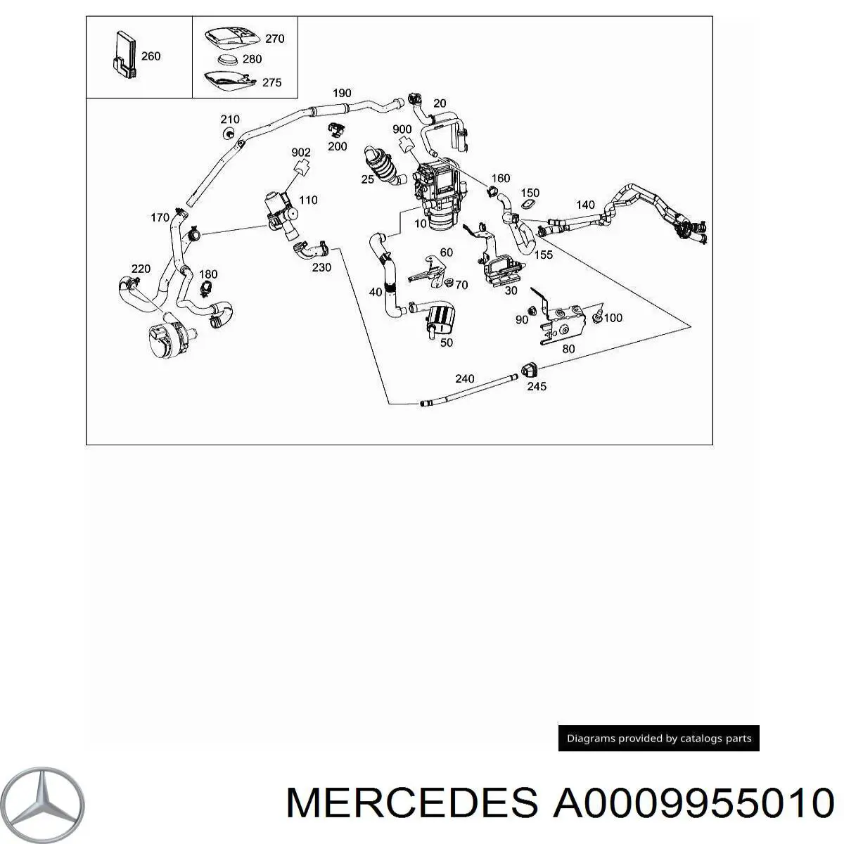 Compre A0009955010 Mercedes 