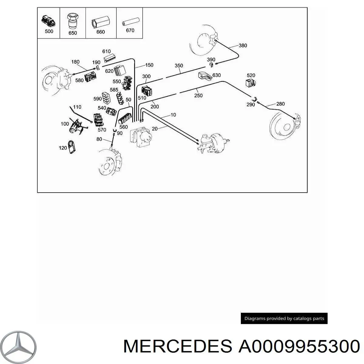 A0009955300 Mercedes 