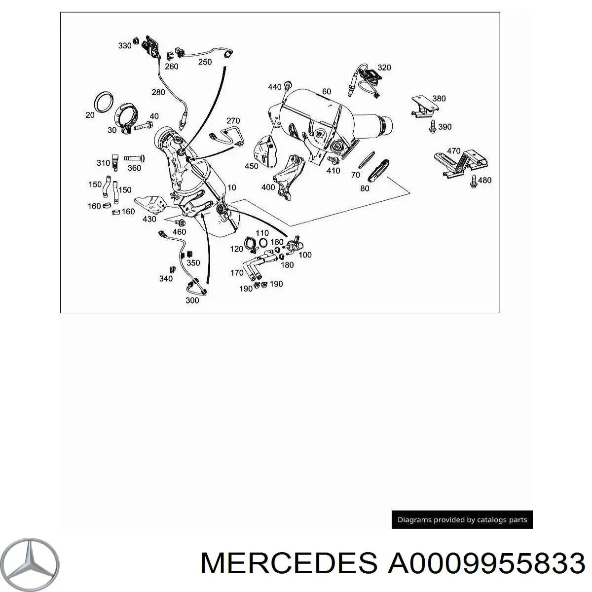 Braçadeira de fixação do injetor Ad Blue Mercedes A0009955833 preço, a partir de 32,50 USD