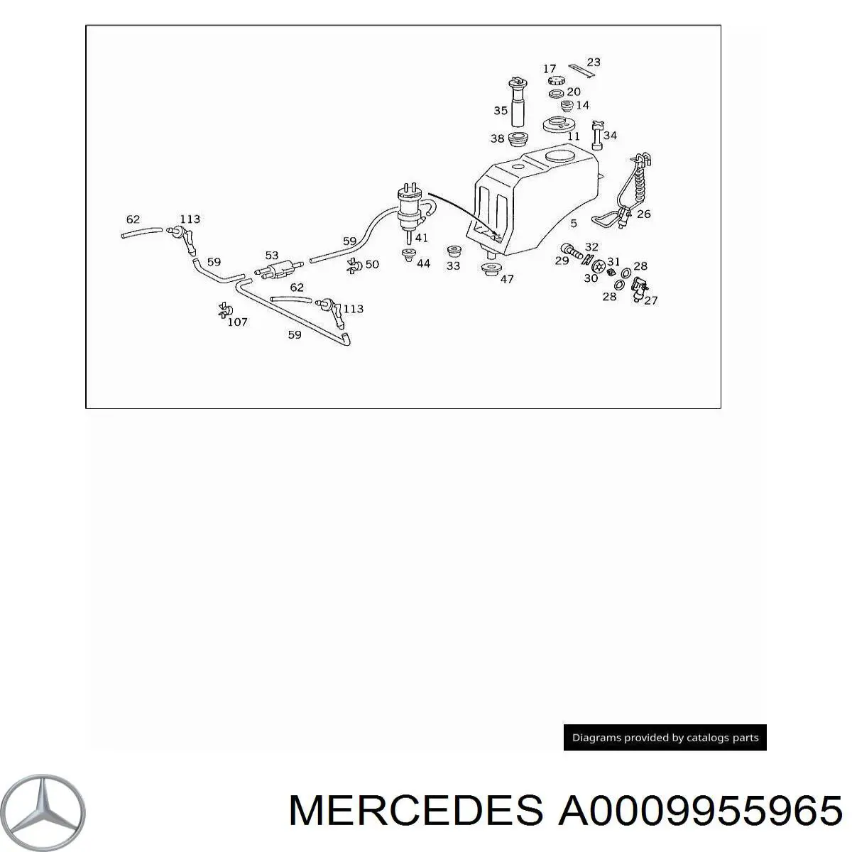 A0009955965 Mercedes 