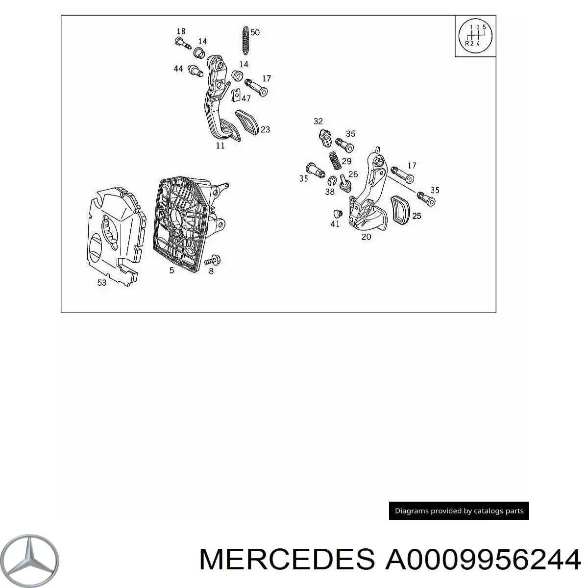  Mercedes A0009956244 preço, a partir de 6,05 USD