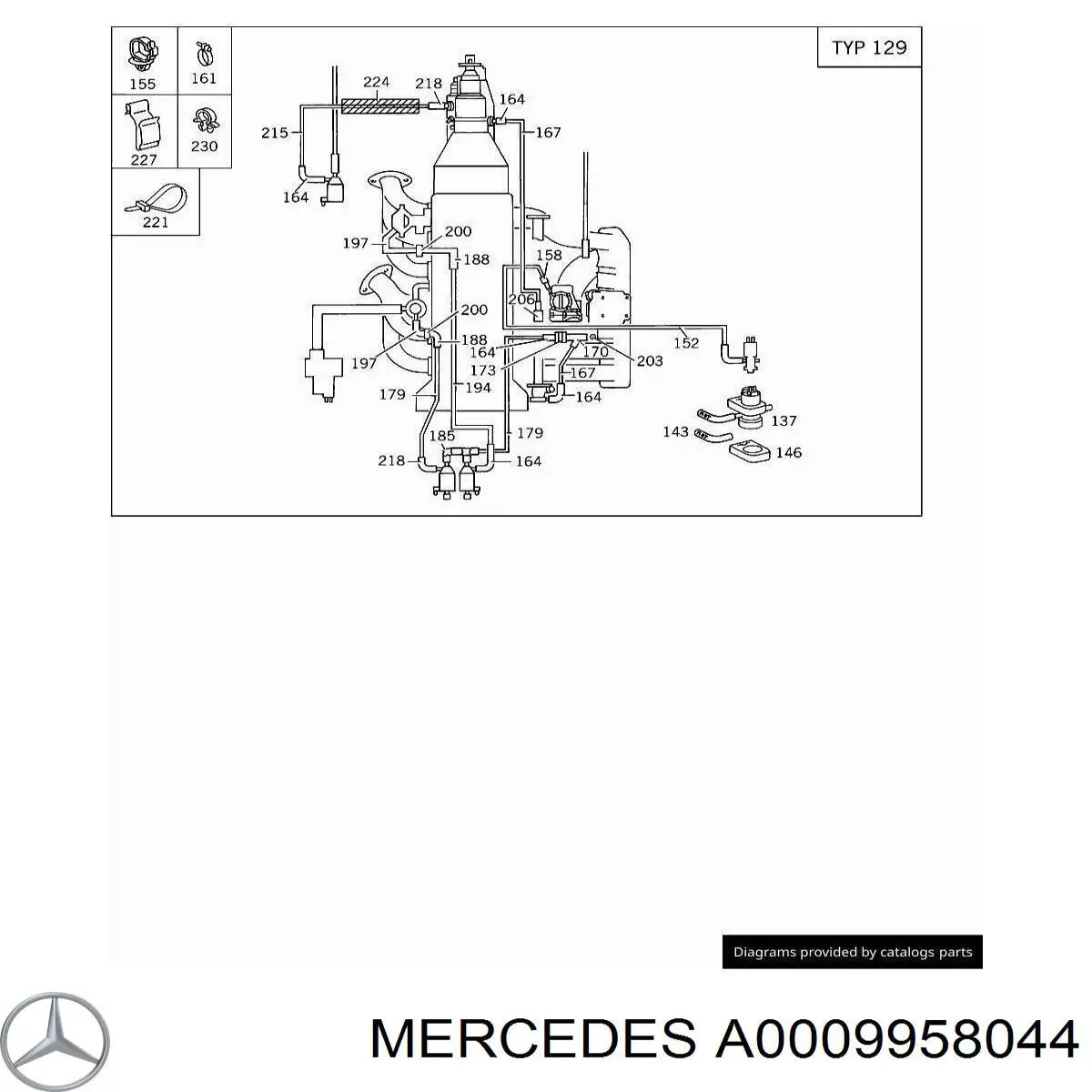 A0009957444 Mercedes 