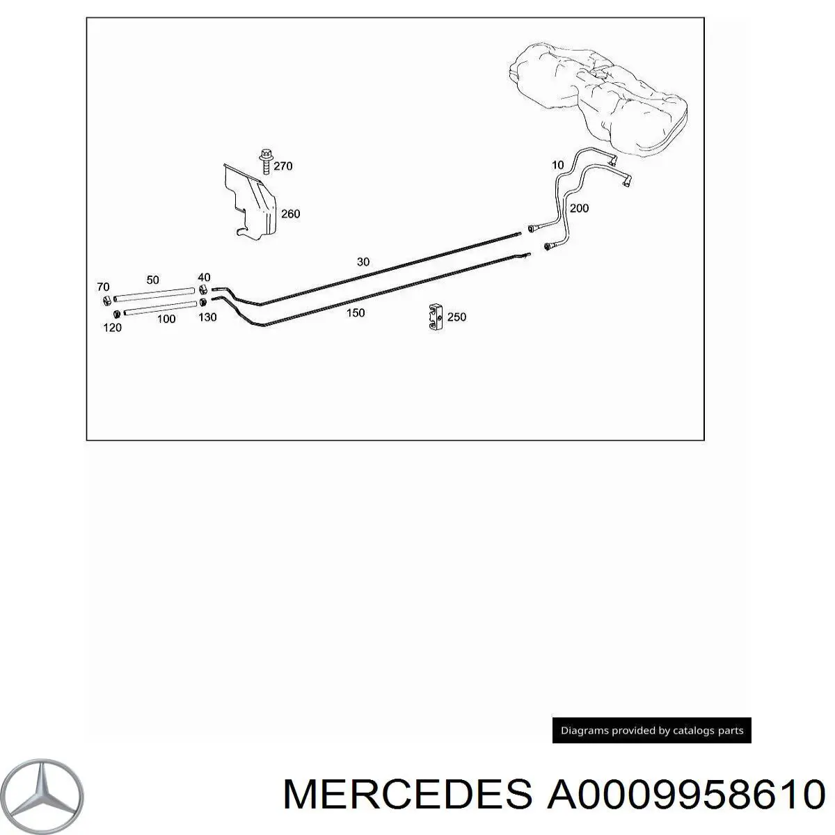 A0009958610 Mercedes 