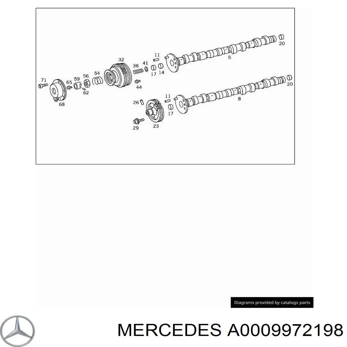 Compre A0009972198 Mercedes Fecho de cadeia