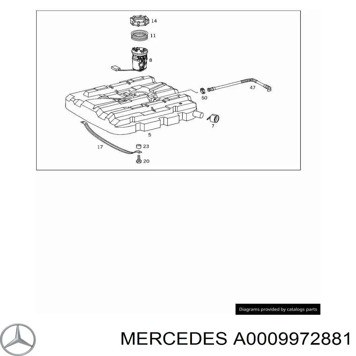 Compre A0009972881 Mercedes 