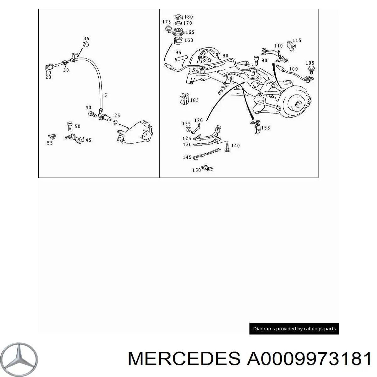 A0009973181 Mercedes 
