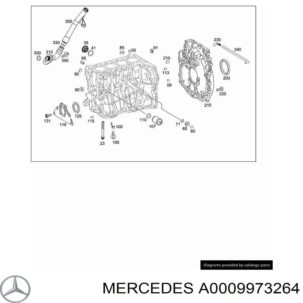 A0009973264 Mercedes 