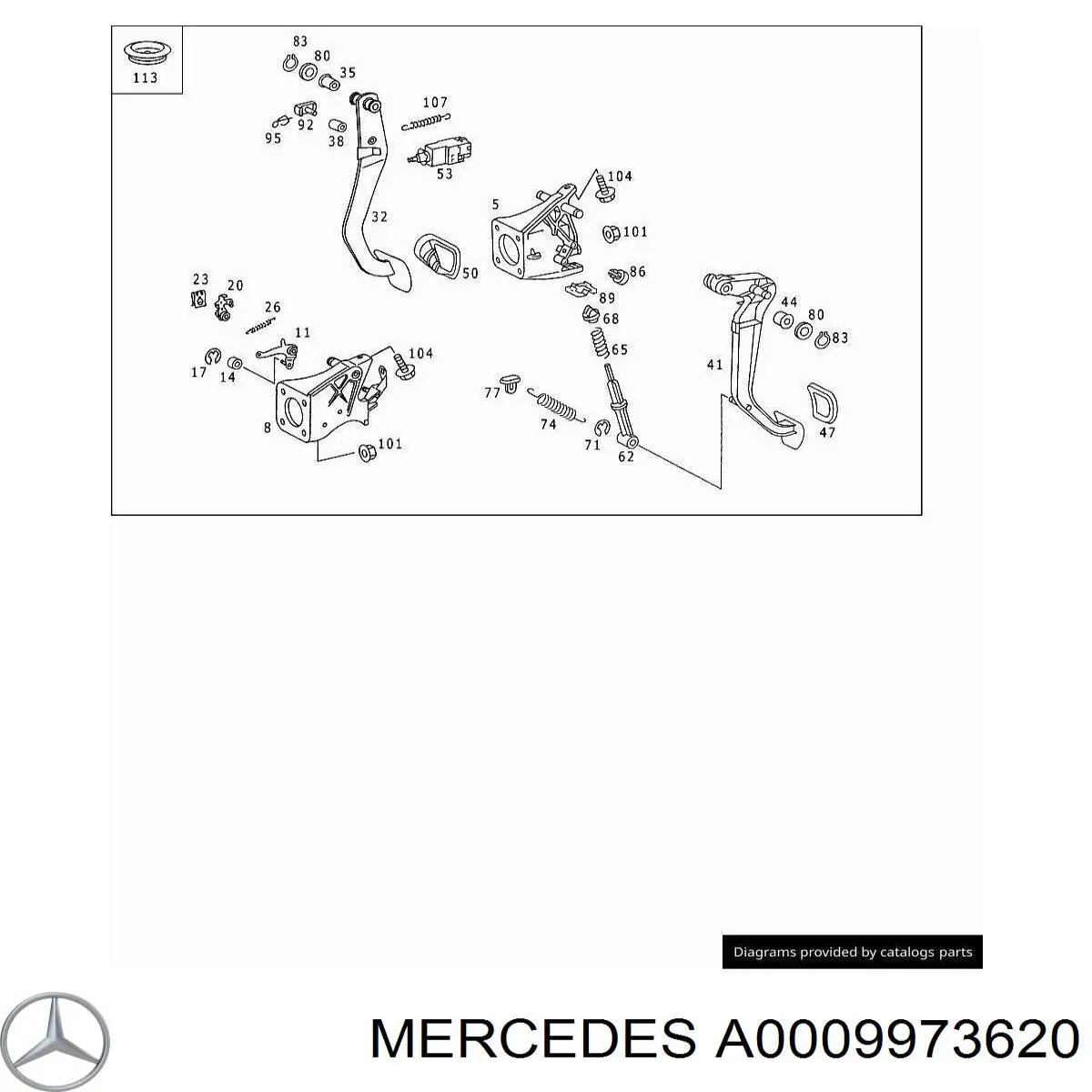 A0009973620 Mercedes Tampa de tanque de fluido para lavador