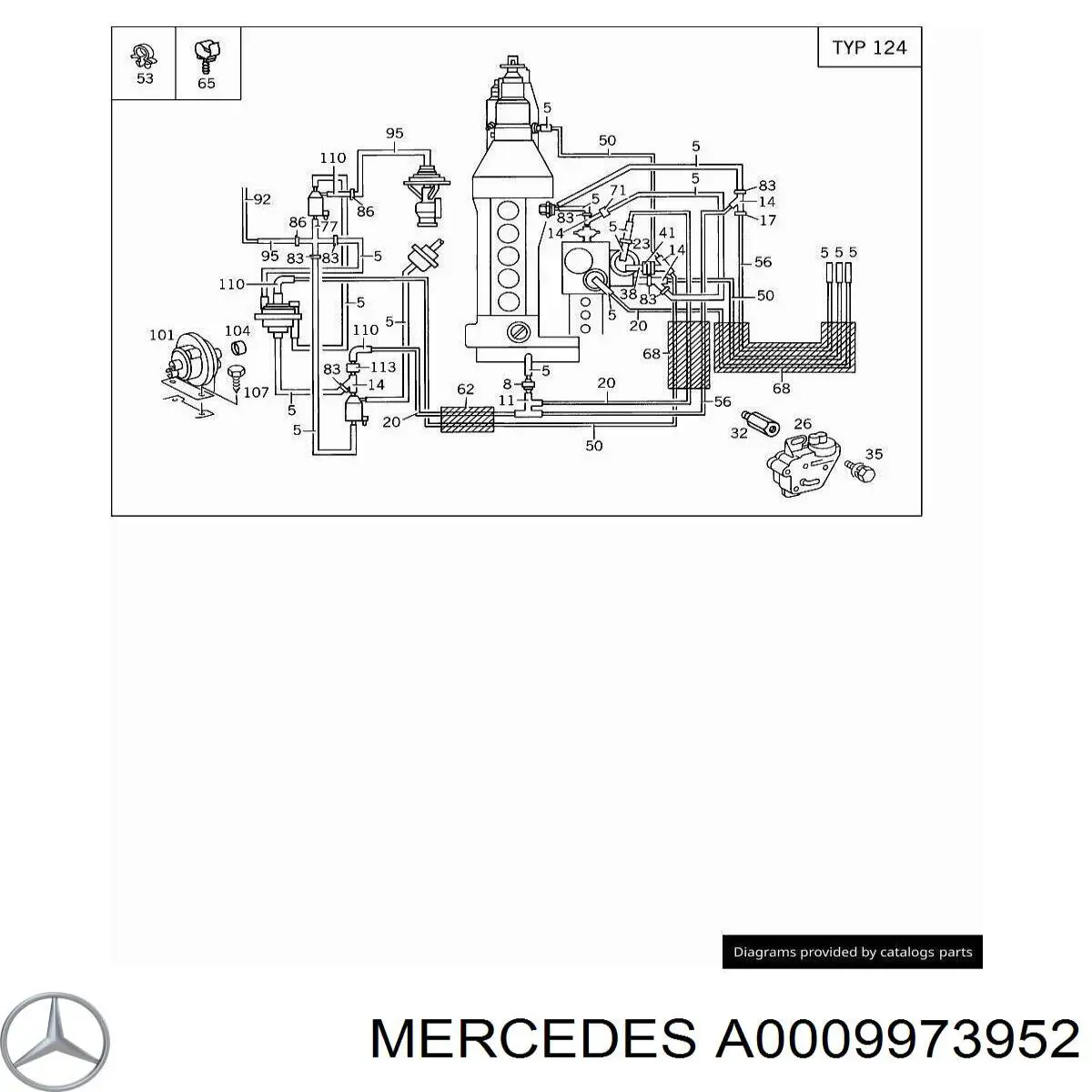 Compre A0009973952 Mercedes 