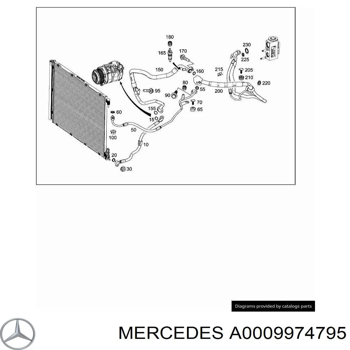 A0009974795 Mercedes 