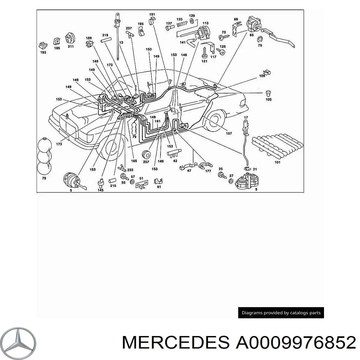 A0009976852 Mercedes 