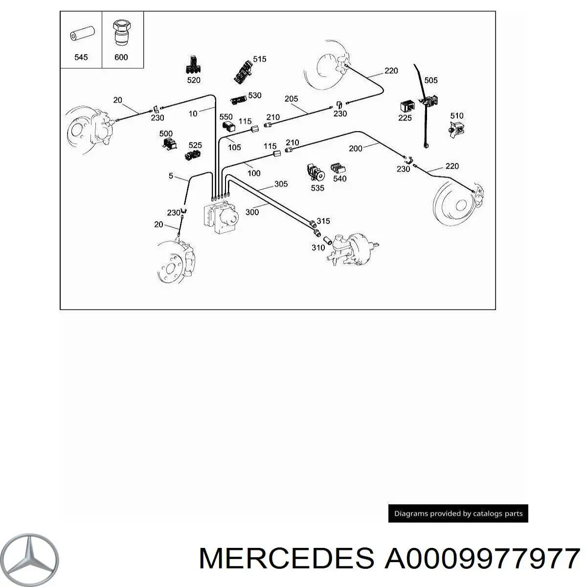 A0009977977 Mercedes 