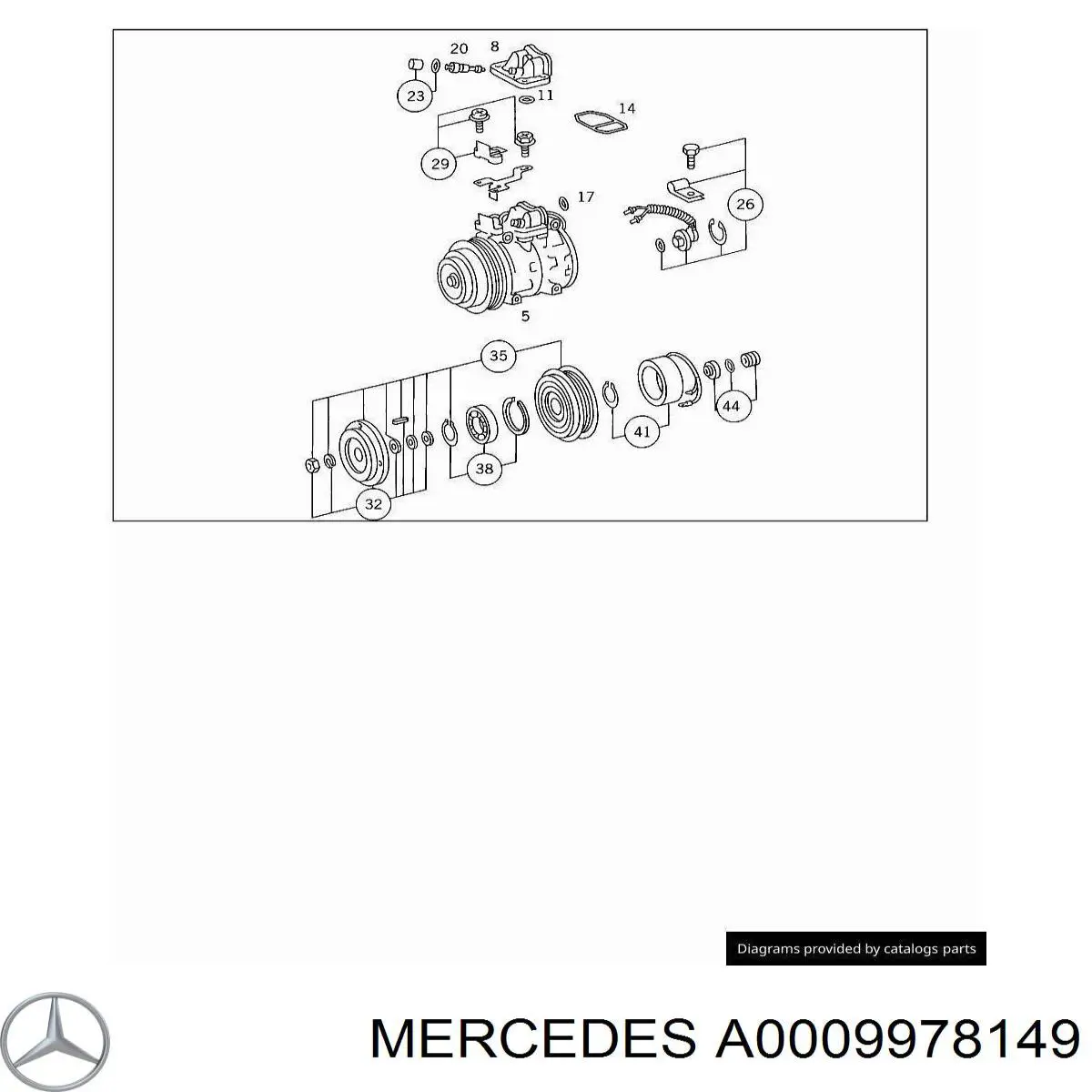  Mercedes A0009976449 preço, a partir de 20,49 USD