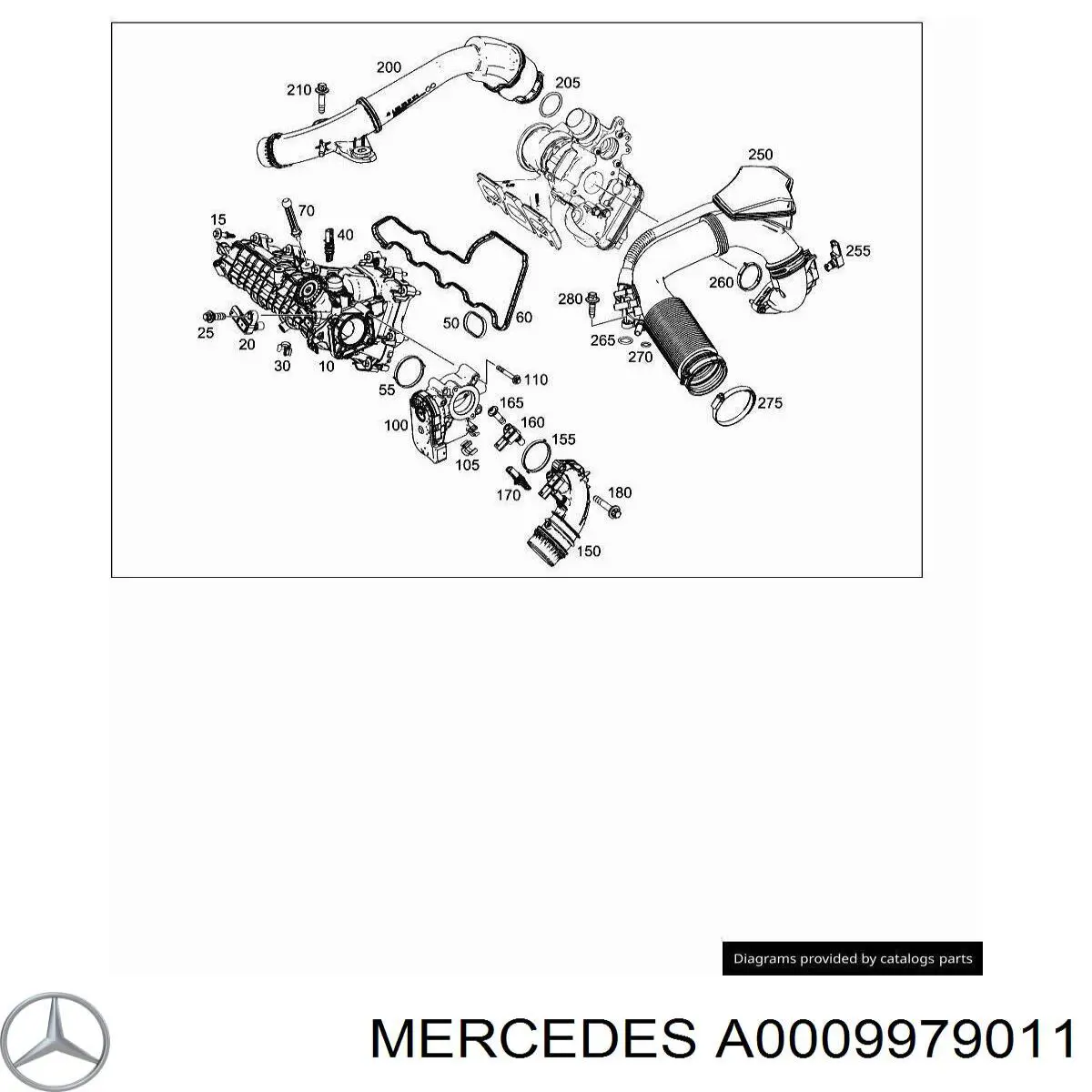 Compre 0009979011 Mercedes Vedante de sensor de posição de cambota