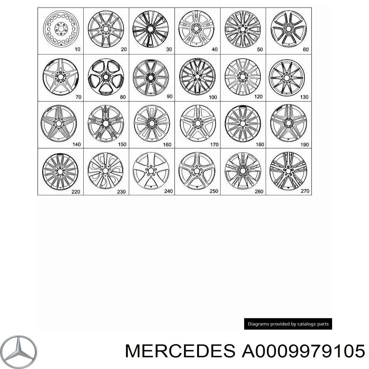 A0009979105 Mercedes 