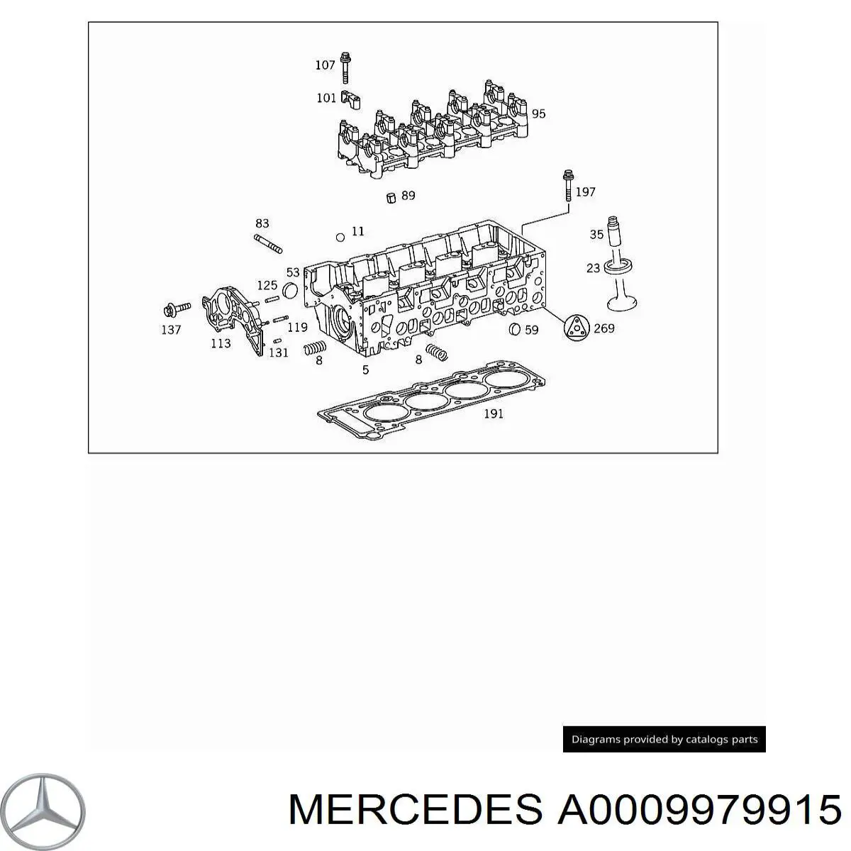A0009979915 Mercedes 