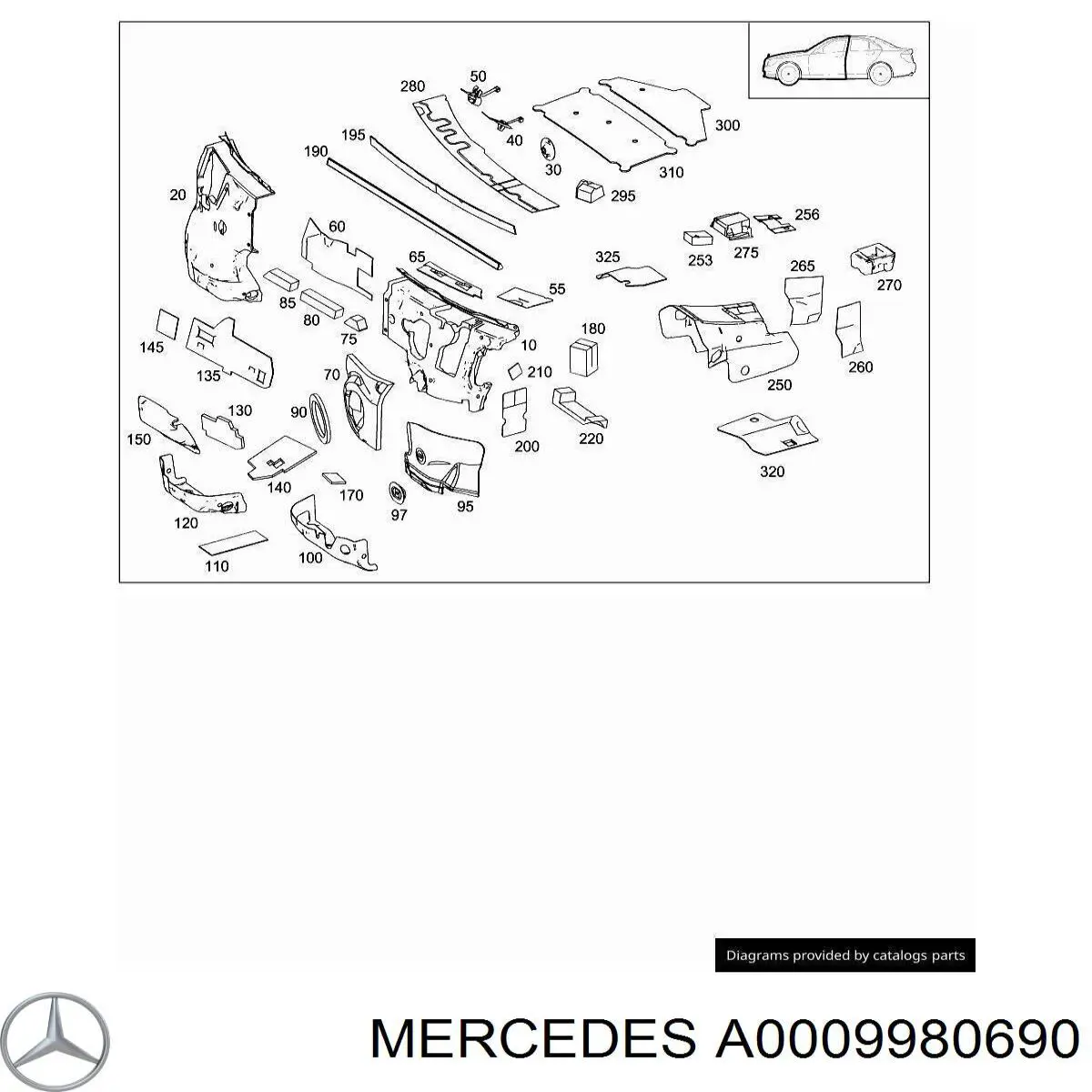A0009980690 Mercedes 