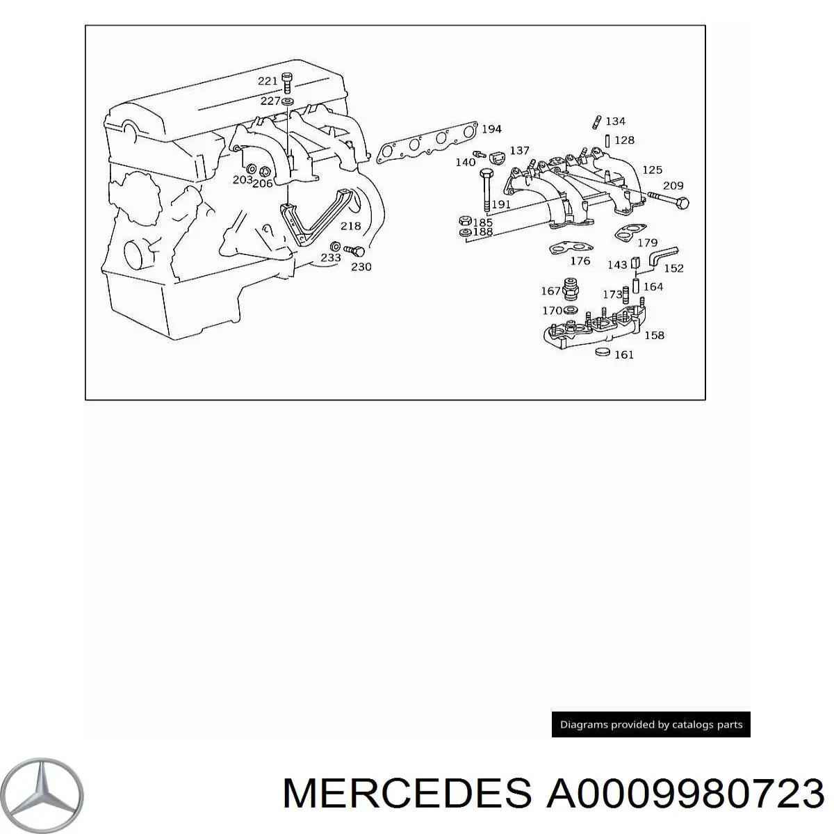 A0009980723 Mercedes 