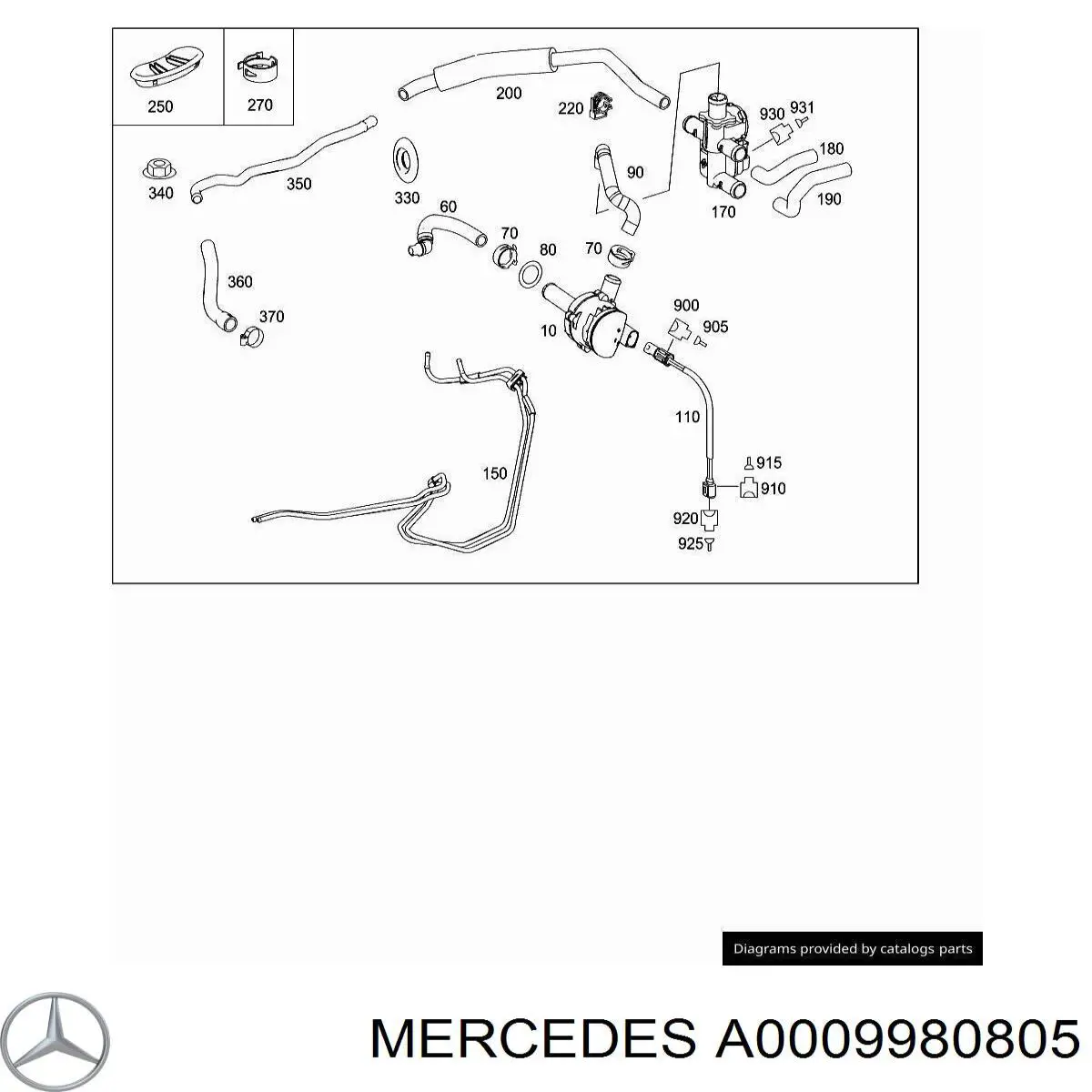 A0009980805 Mercedes 