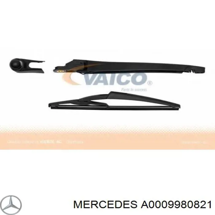 A0009980821 Mercedes Braço de limpa-pára-brisas de vidro traseiro