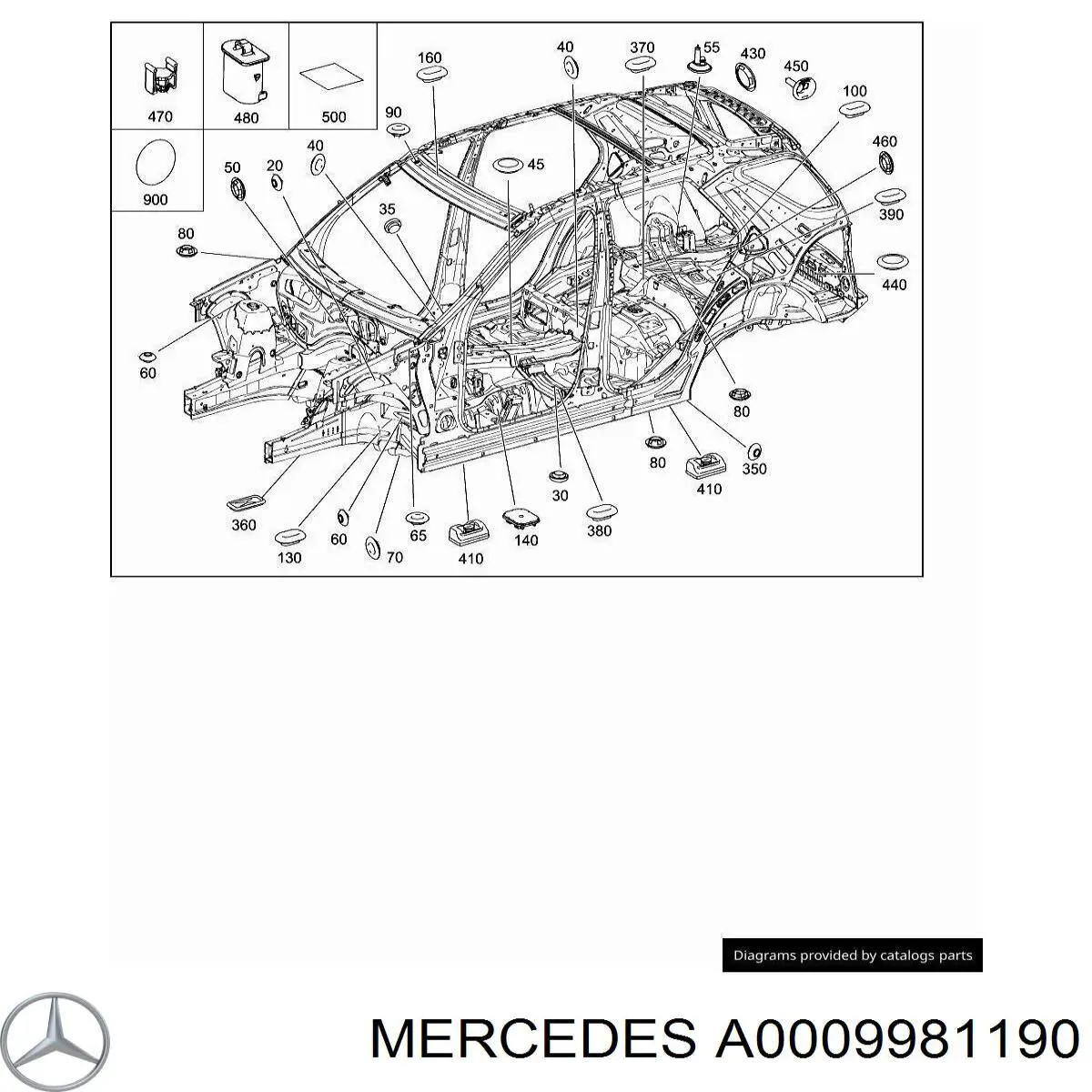 A0009981190 Mercedes 