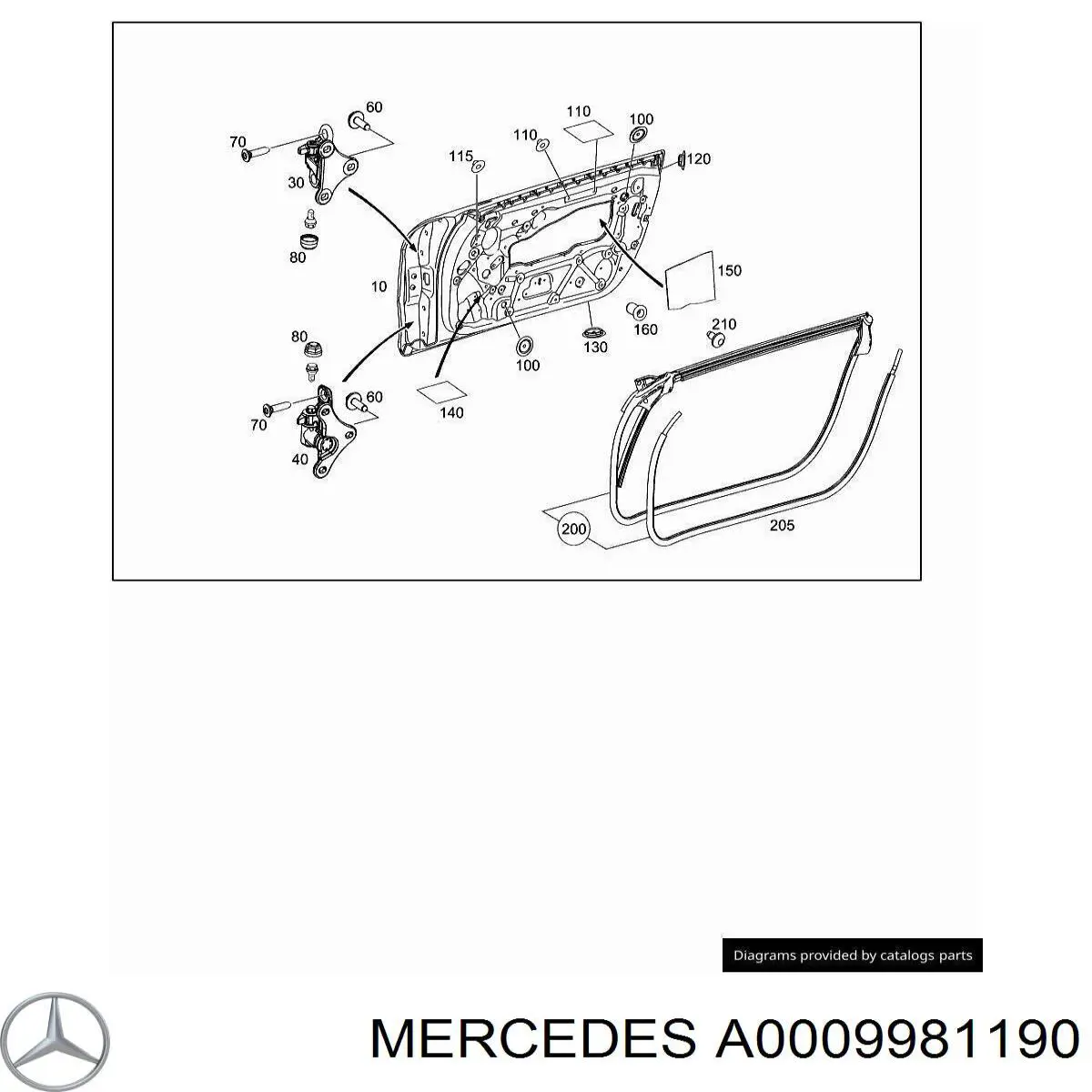  Mercedes A0009981190 preço, a partir de 1,17 USD