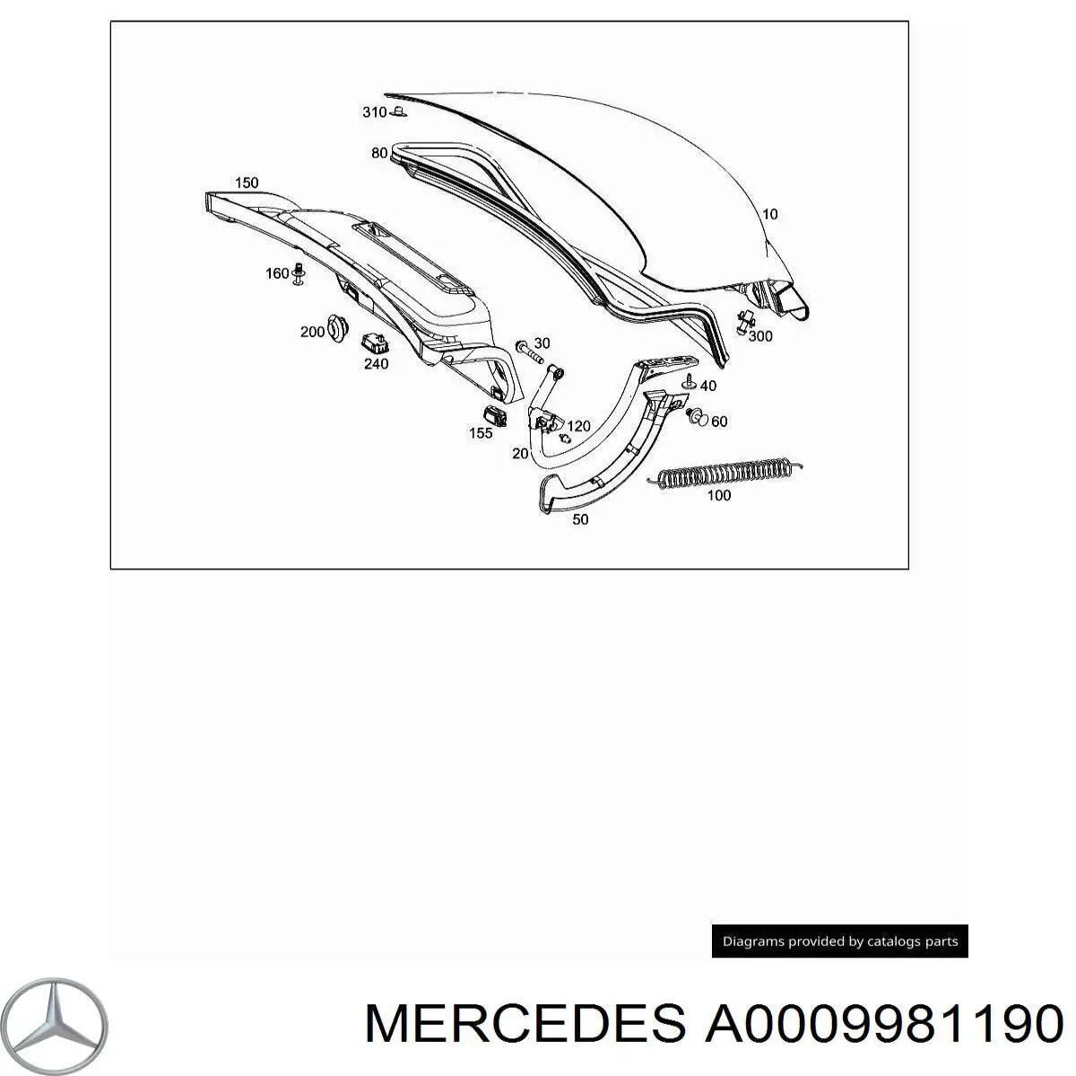 Compre A0009981190 Mercedes 