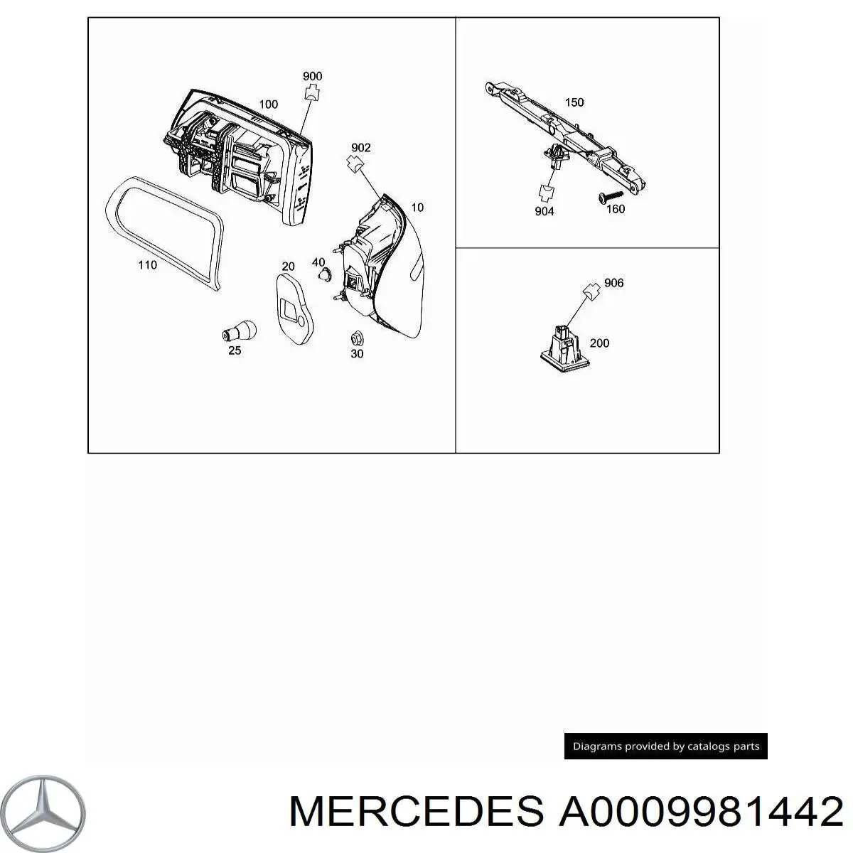 A0009981442 Mercedes 