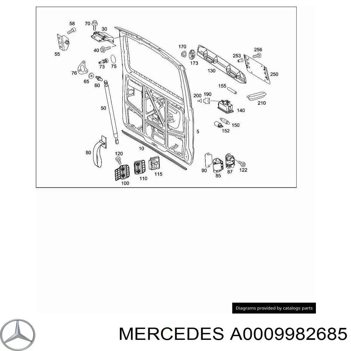  Mercedes A0009982685 preço, a partir de 4,30 USD